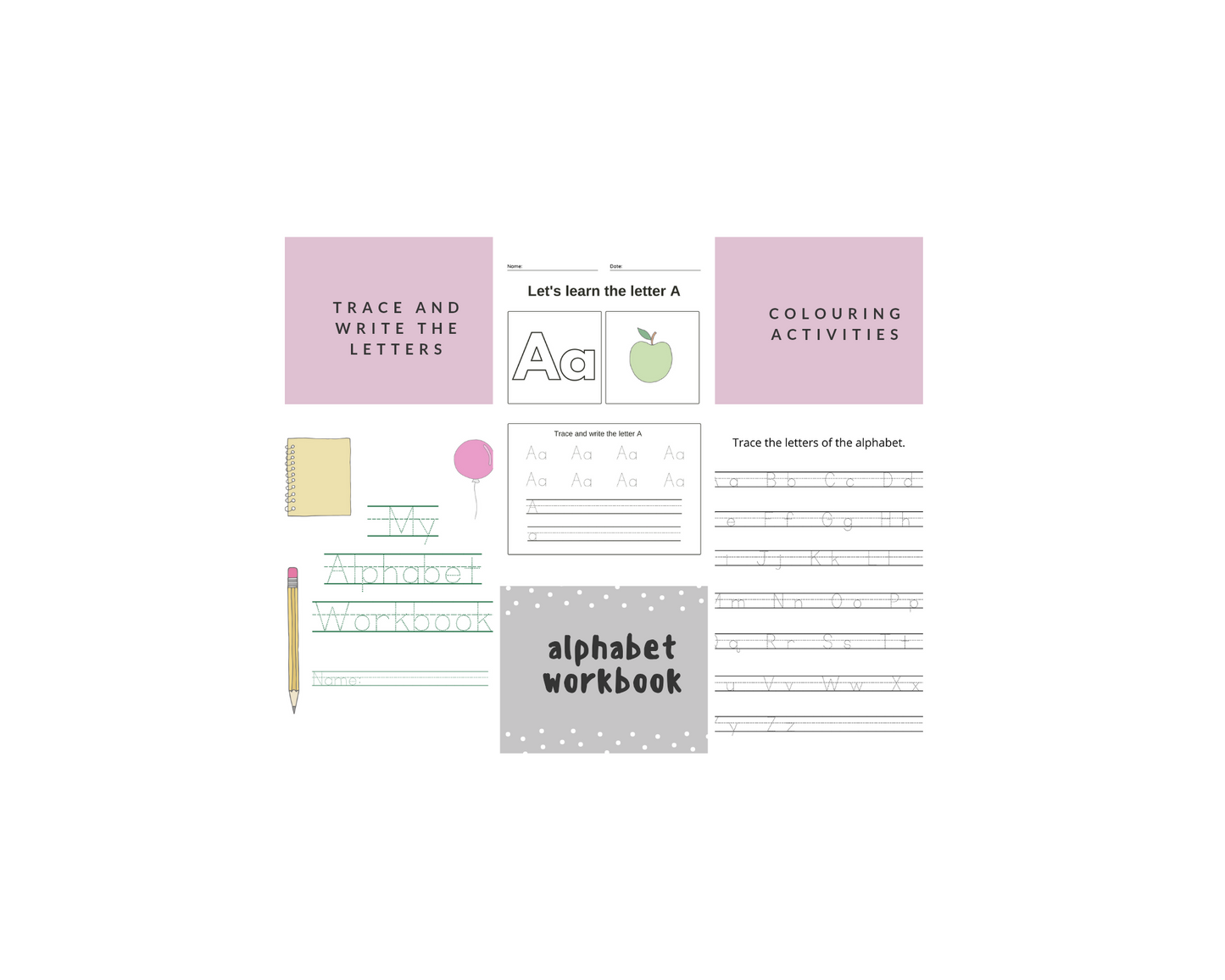 My First Alphabet Workbook Resource Pack: Hard Copy