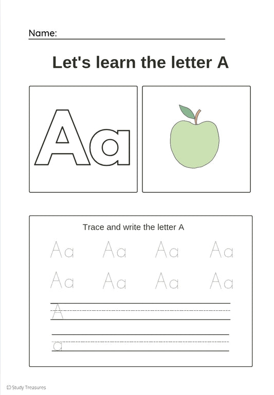 My First Alphabet Workbook Resource Pack: Hard Copy