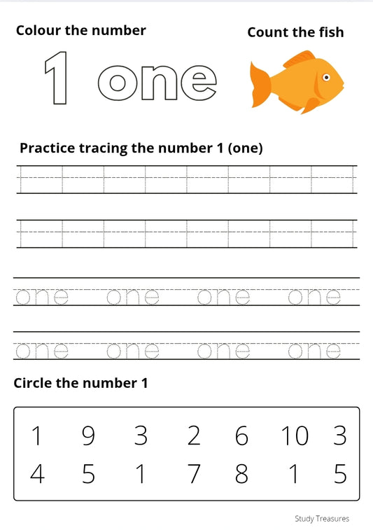 My Picture Number Workbook