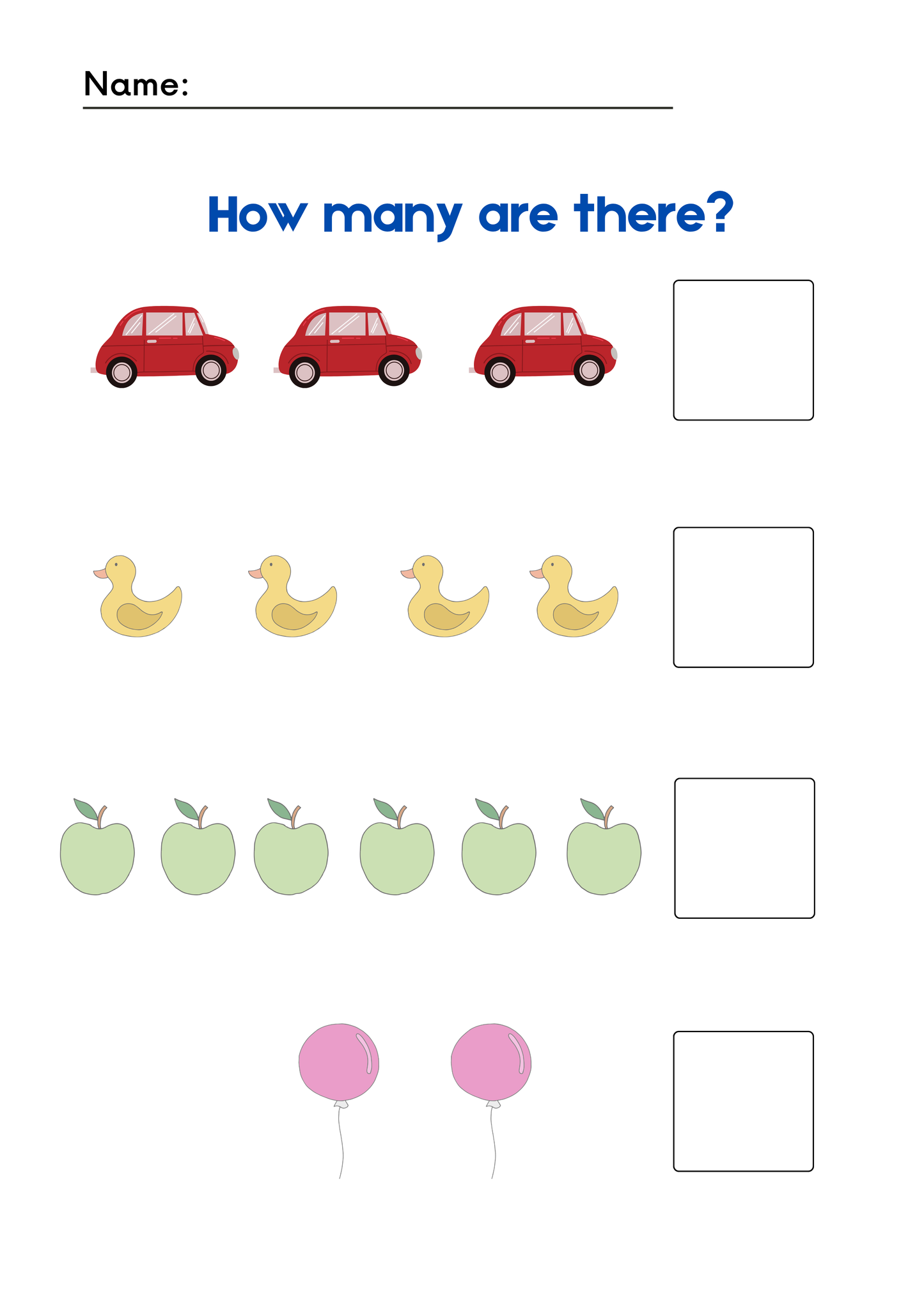 Free My Counting Workbook