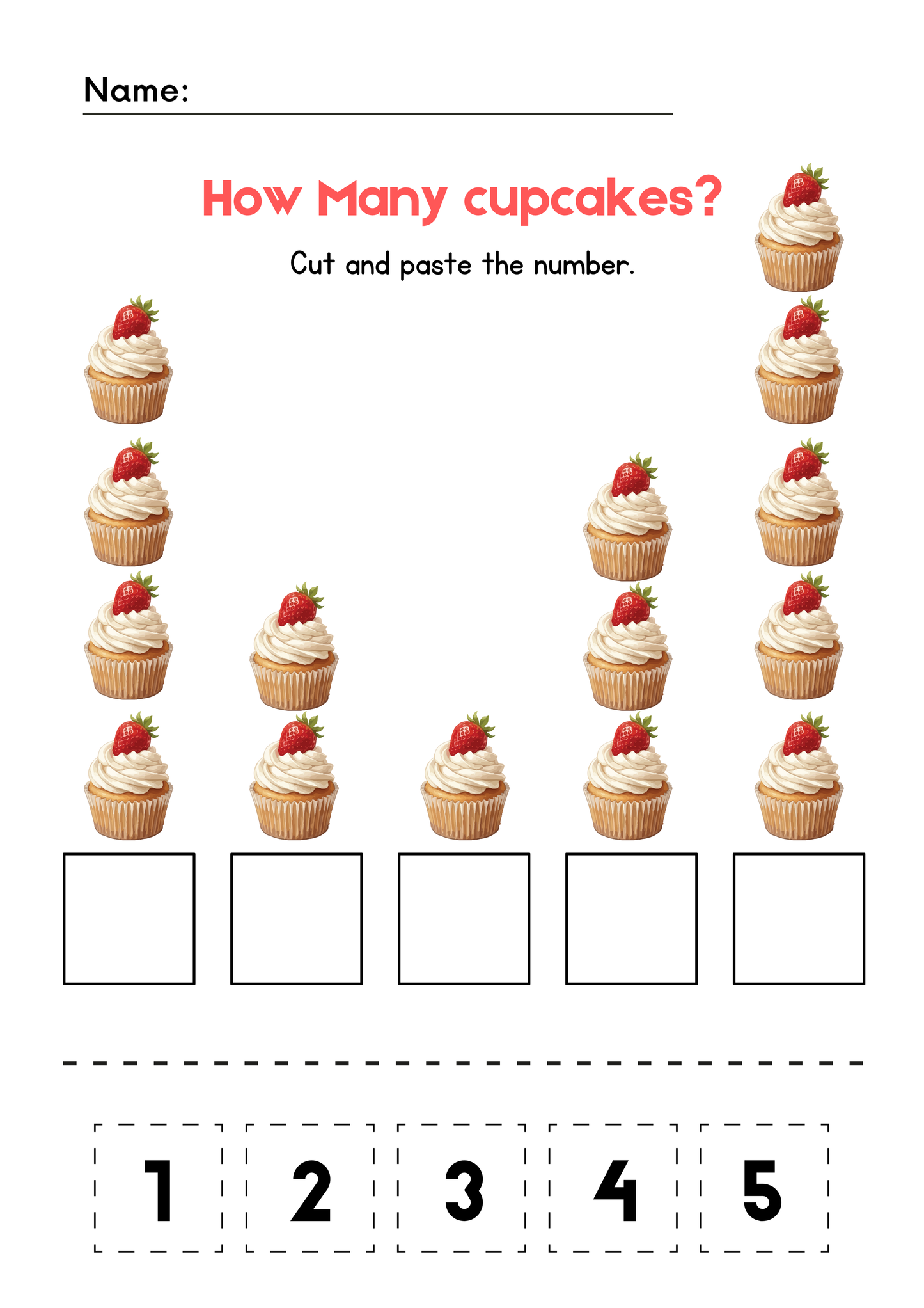 Free My Counting Workbook