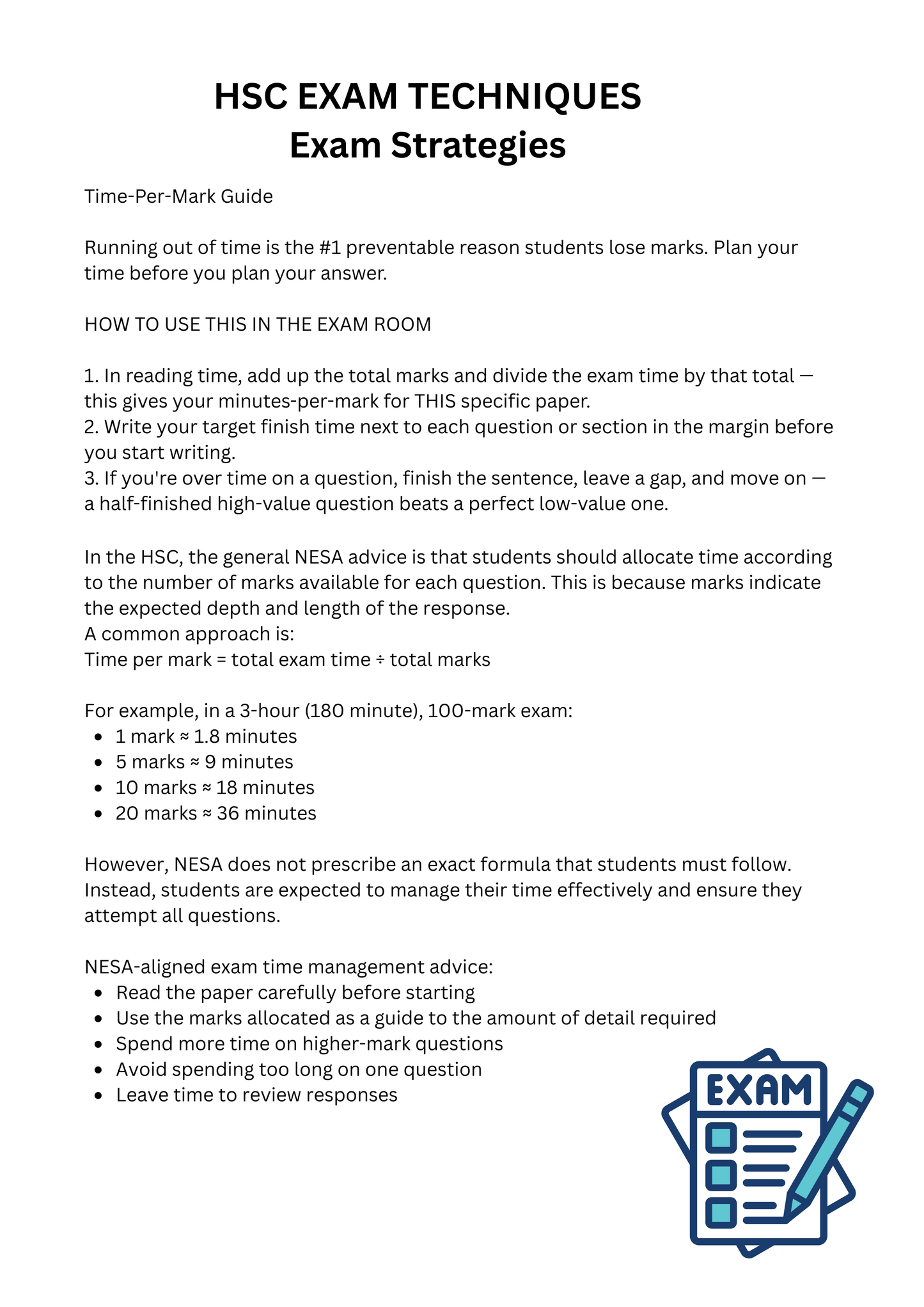 HSC and Year 11 Study Success Guide