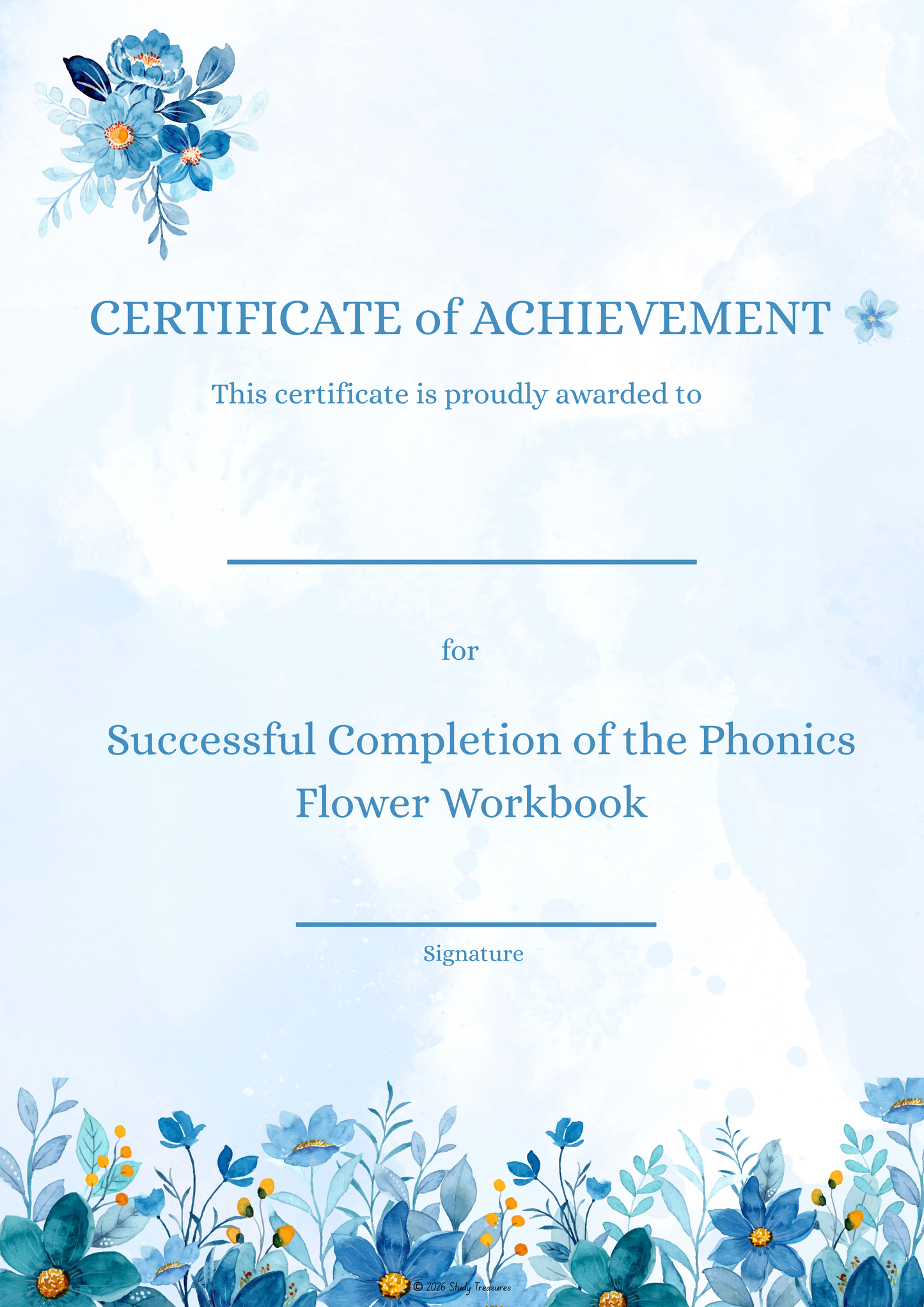 Phonics Flower Workbook | Short & Long Vowel Grapheme Practice Resource