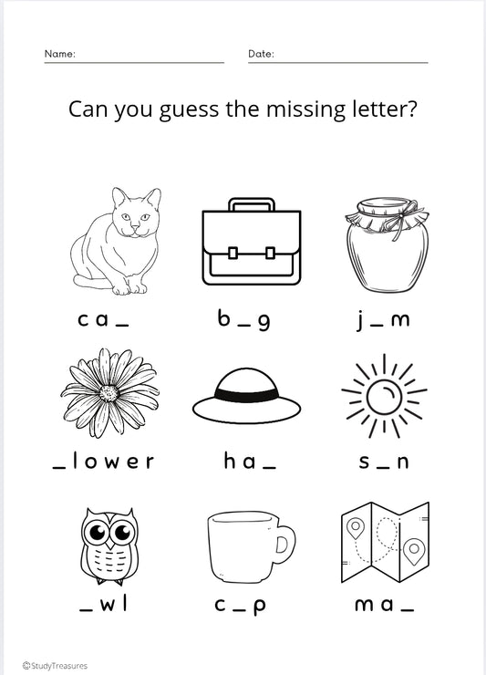 Number and Alphabet Activity Workbook